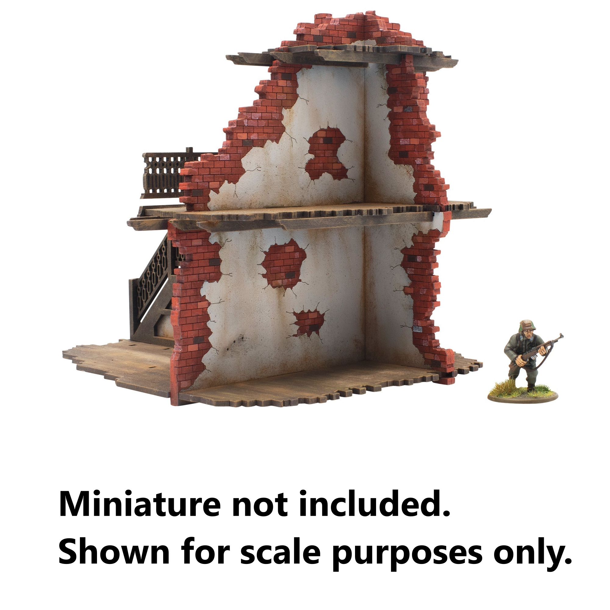 Skytrex MDF Terrain: 2-Storey Building Internal with Staircase