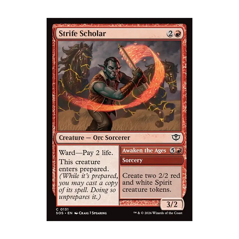 Strife Scholar // Awaken the Ages - Secrets of Strixhaven (Near Mint)