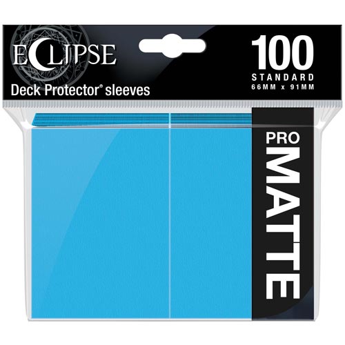 Deck Protector Sleeves: Eclipse Matte - Sky Blue (100)