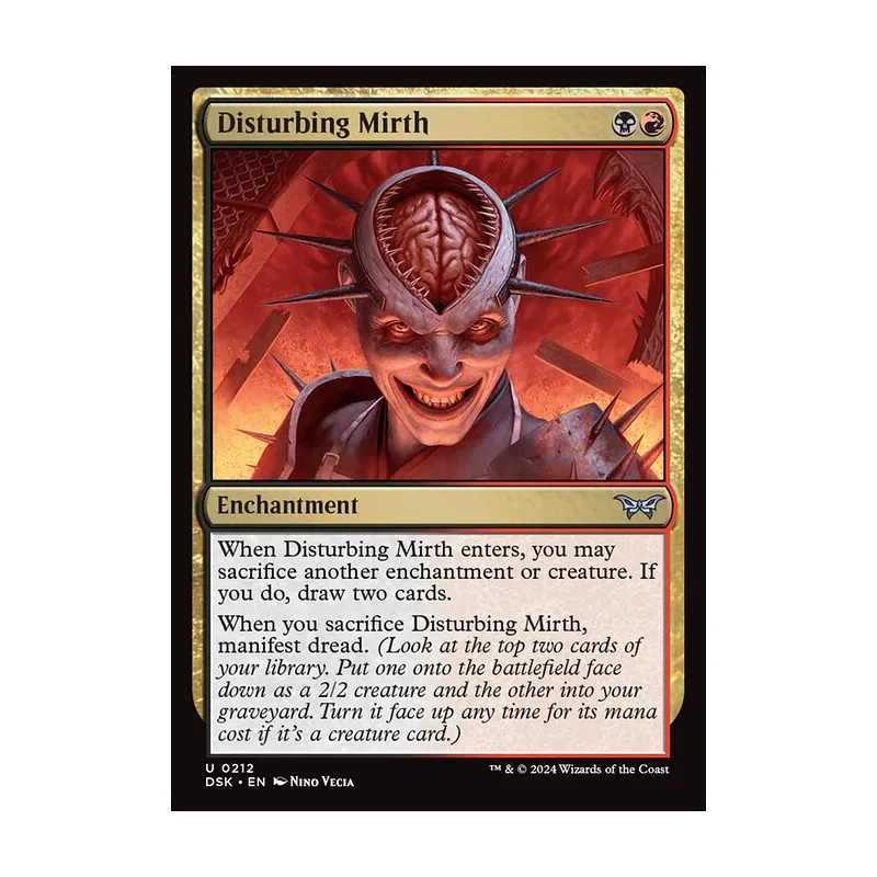 Disturbing Mirth - Duskmourn: House of Horror (Foil Near Mint)
