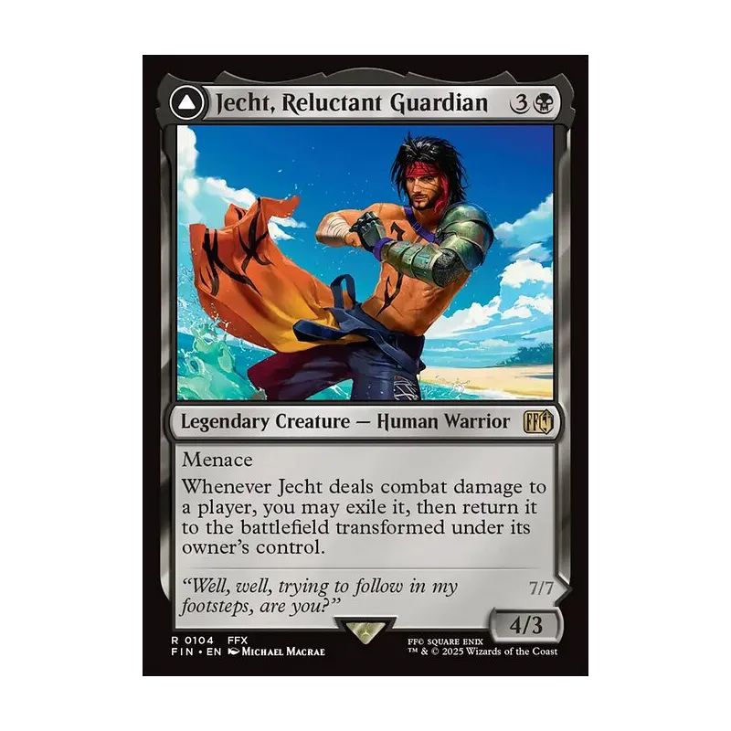 Jecht, Reluctant Guardian // Braska's Final Aeon - Final Fantasy (Near Mint)