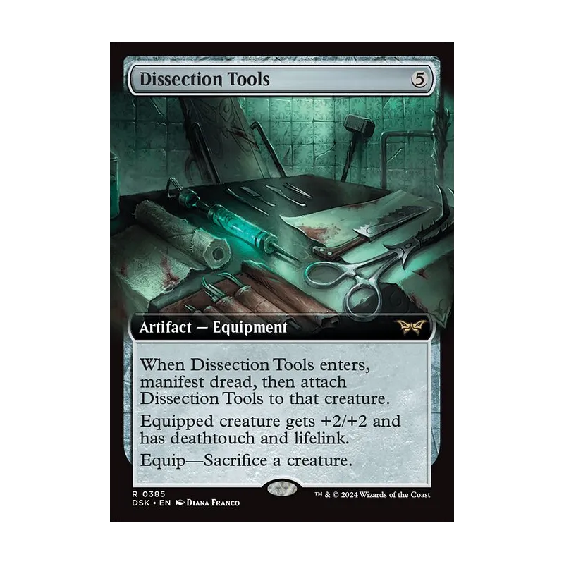 Dissection Tools (Extended Art) - Duskmourn: House of Horror (Foil Near Mint)