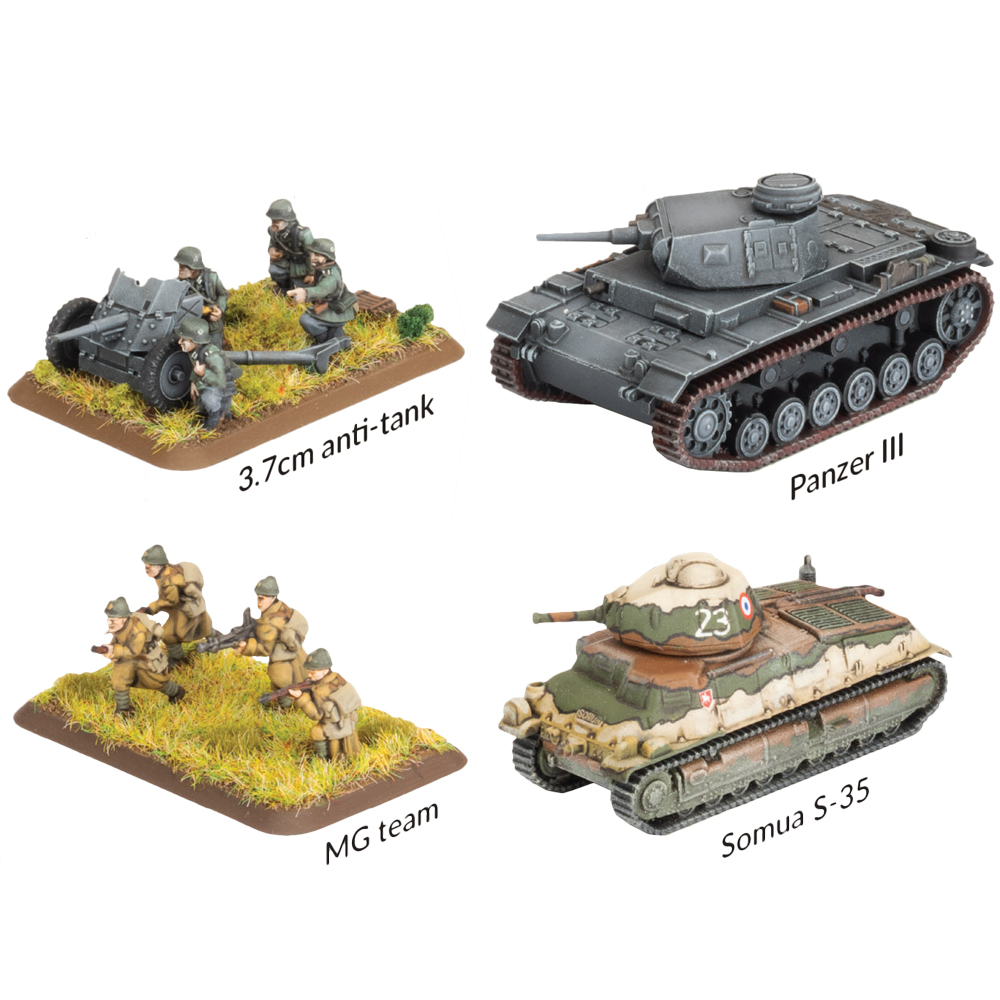 Flames of War WW2: Maginot Line - German vs French Starter Set