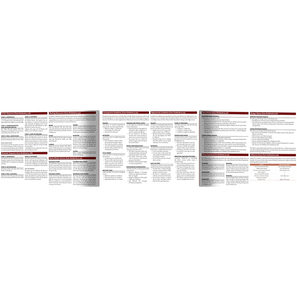 7th Sea 2E RPG: GM Screen
