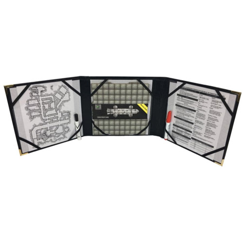 Role 4 Initiative: Faux-Leather Tri-Fold DM Screen and Accessories Portfolio (Clearance)