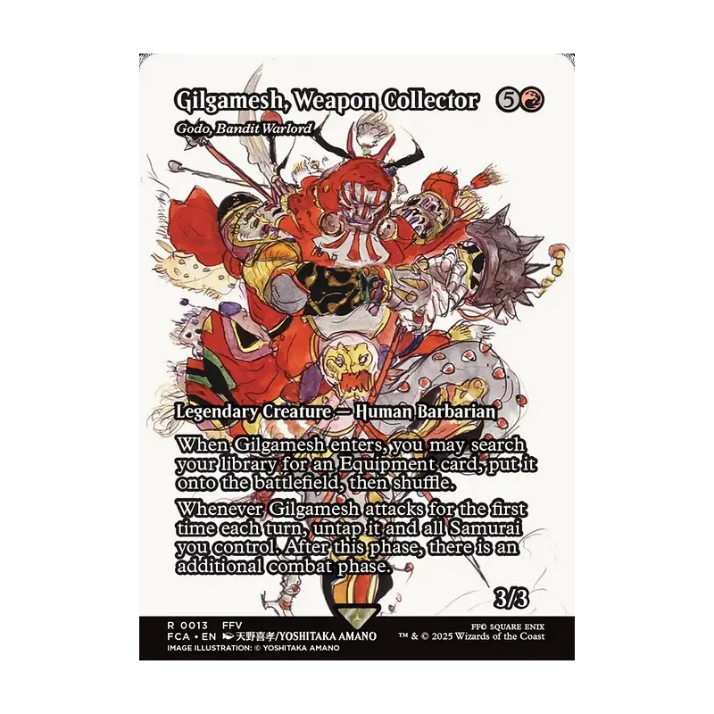 Gilgamesh, Weapon Collector / Godo, Bandit Warlord (Showcase) - Final Fantasy: Through the Ages (Near Mint)