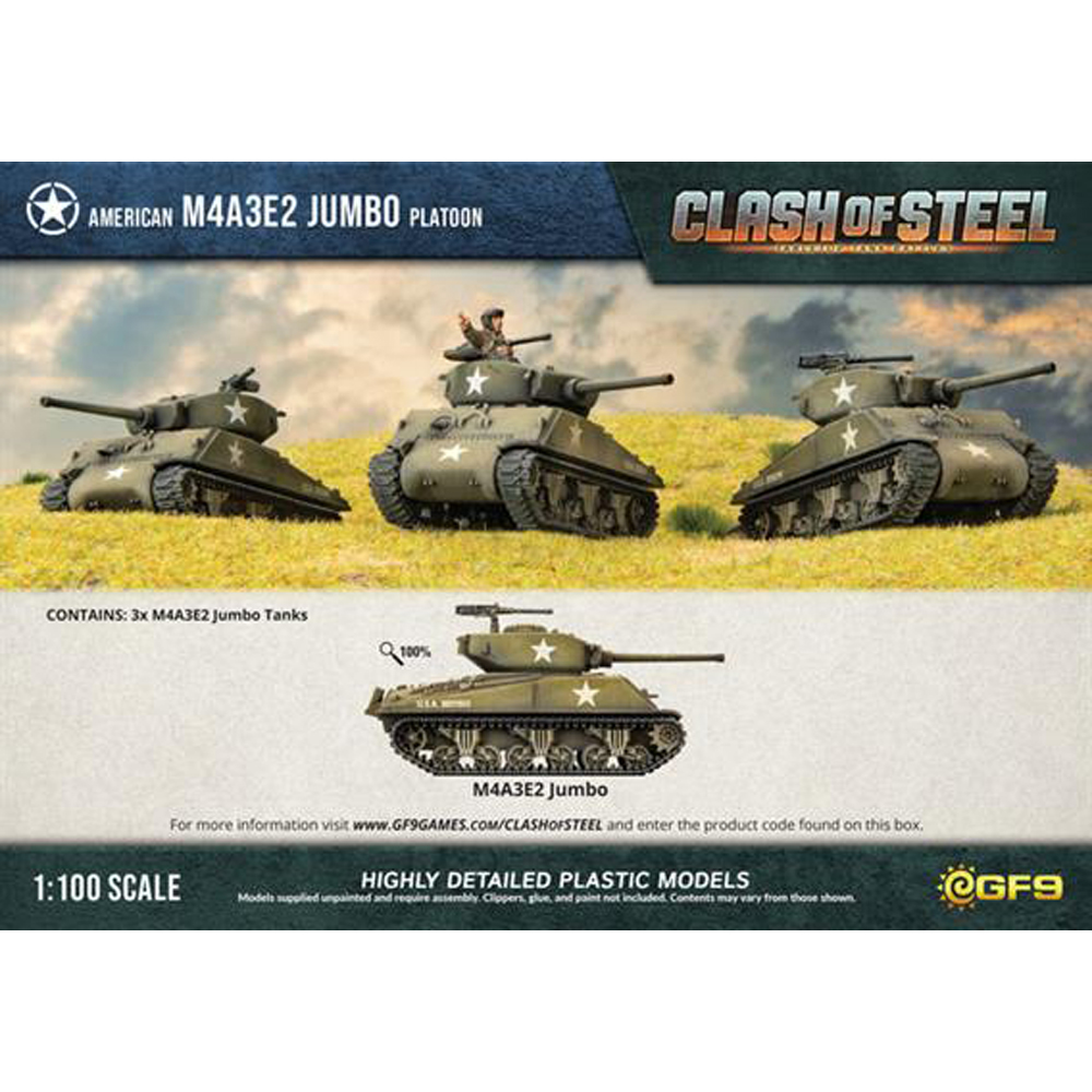 Clash of Steel: American - M4A3E2 Jumbo Tank Platoon