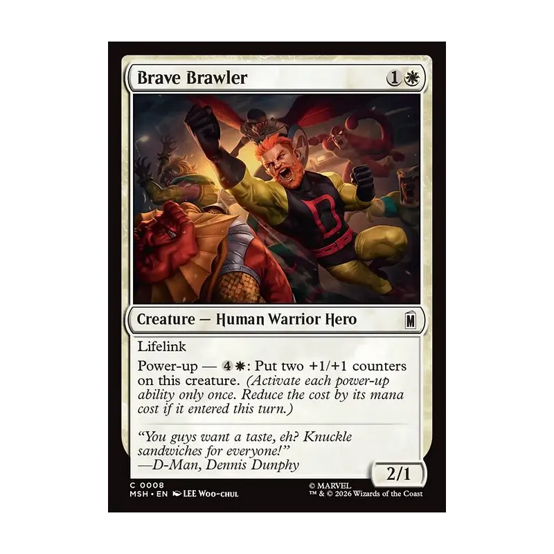 Brave Brawler - Marvel Super Heroes (Near Mint)