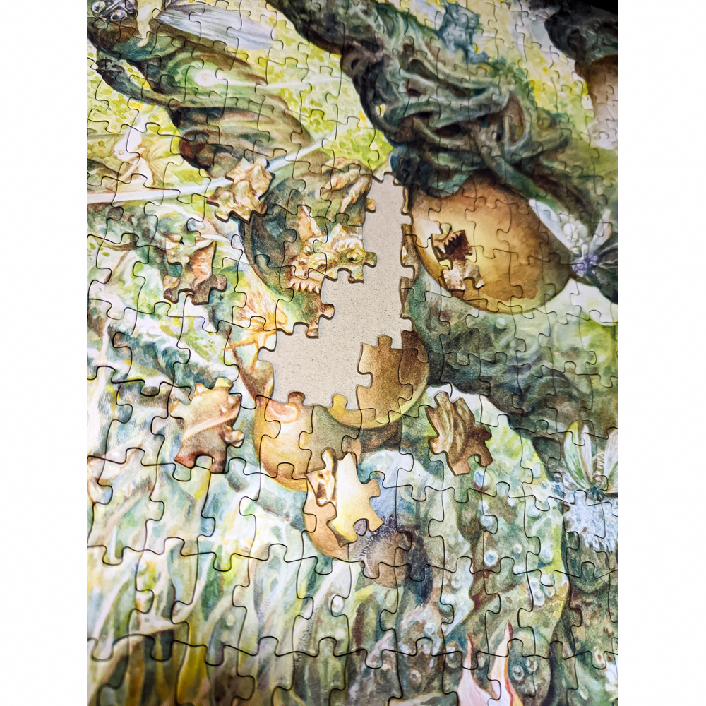 Scroungecraft: 1000-Piece Jigsaw Puzzle - Gaea in Bloom