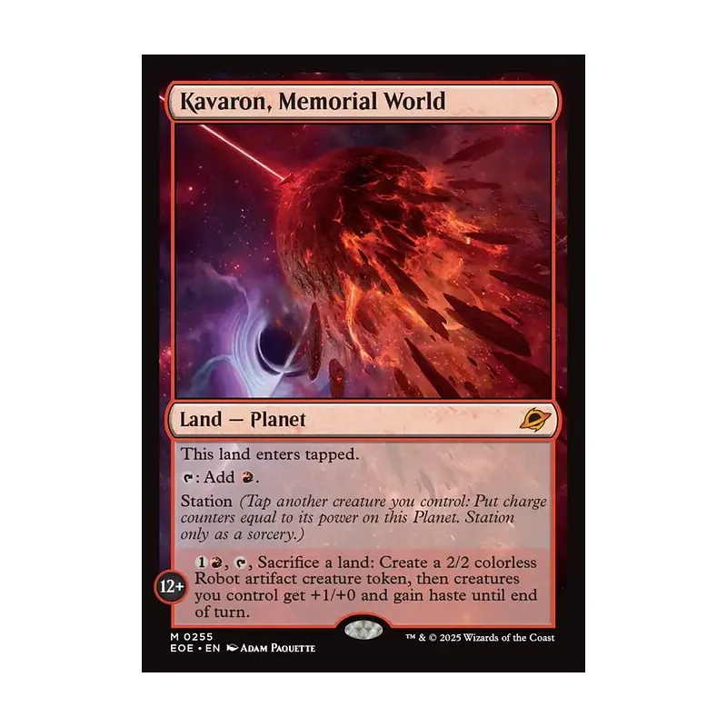 Kavaron, Memorial World - Edge of Eternities (Near Mint)