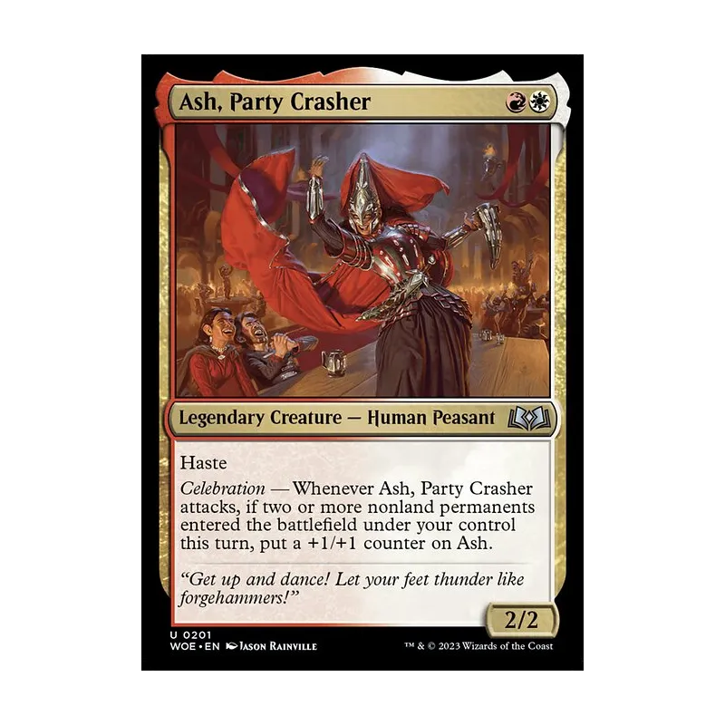 Ash, Party Crasher - Wilds of Eldraine (Near Mint)