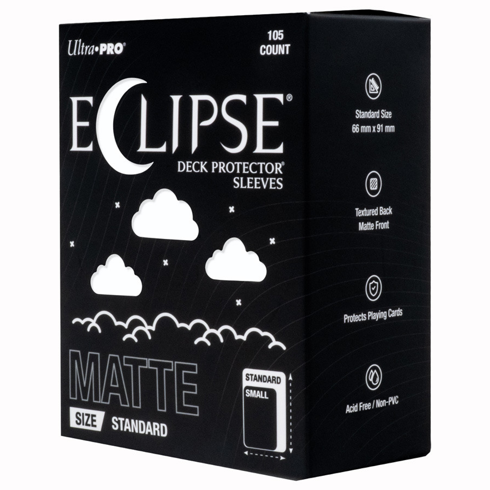 Deck Protector Sleeves: Eclipse Matte - Arctic White (105) (New Arrival)