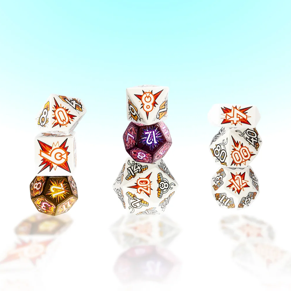Botch Dice Set: Daggerheart Hope & Fear - Brawler (9) (Preorder)