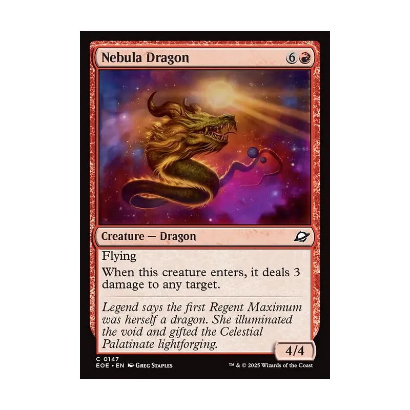 Nebula Dragon - Edge of Eternities (Near Mint)