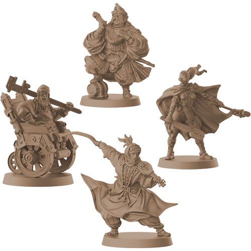 Massive Darkness 2: Heroes & Monster Set - Bards & Tinkerers vs Metal Angel