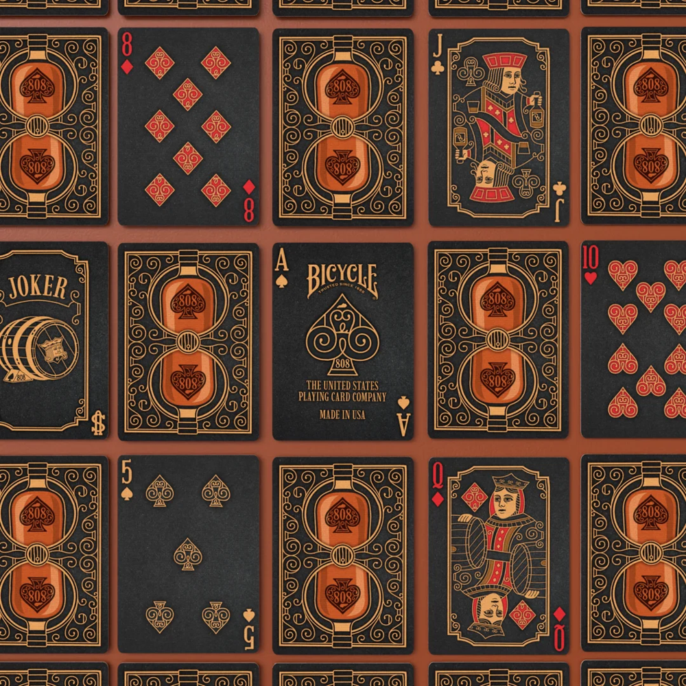 Bicycle Playing Cards: Bourbon Black Label (Preorder)