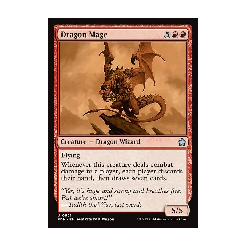 Dragon Mage - Foundations (Near Mint)