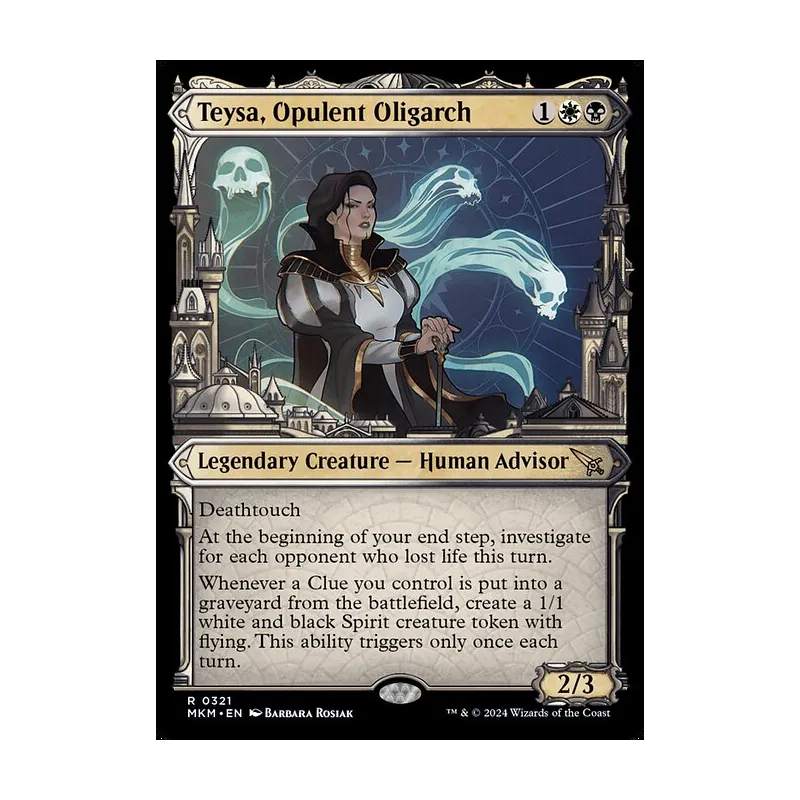 Teysa, Opulent Oligarch (Showcase) (0321) - Murders at Karlov Manor (Near Mint)