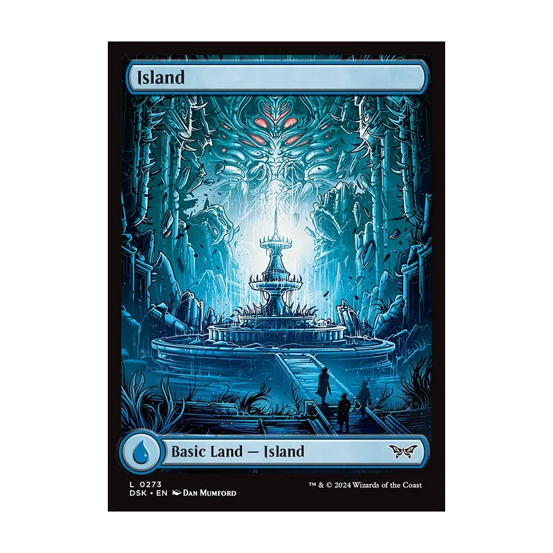 Island (0273) - Full Art - Duskmourn: House of Horror (Near Mint)