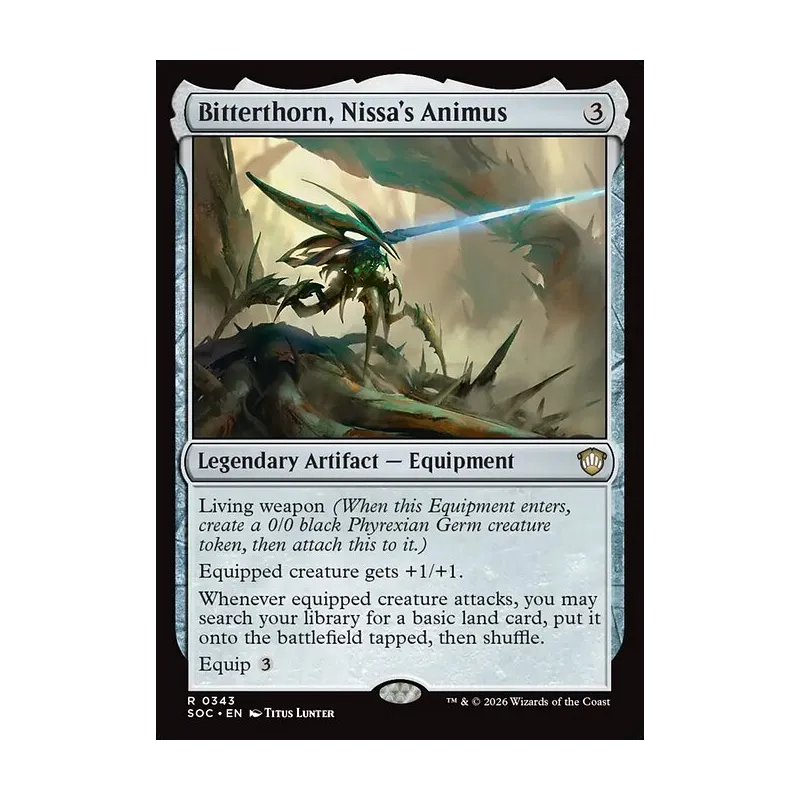 Bitterthorn, Nissa's Animus - Secrets of Strixhaven Commander (Near Mint)