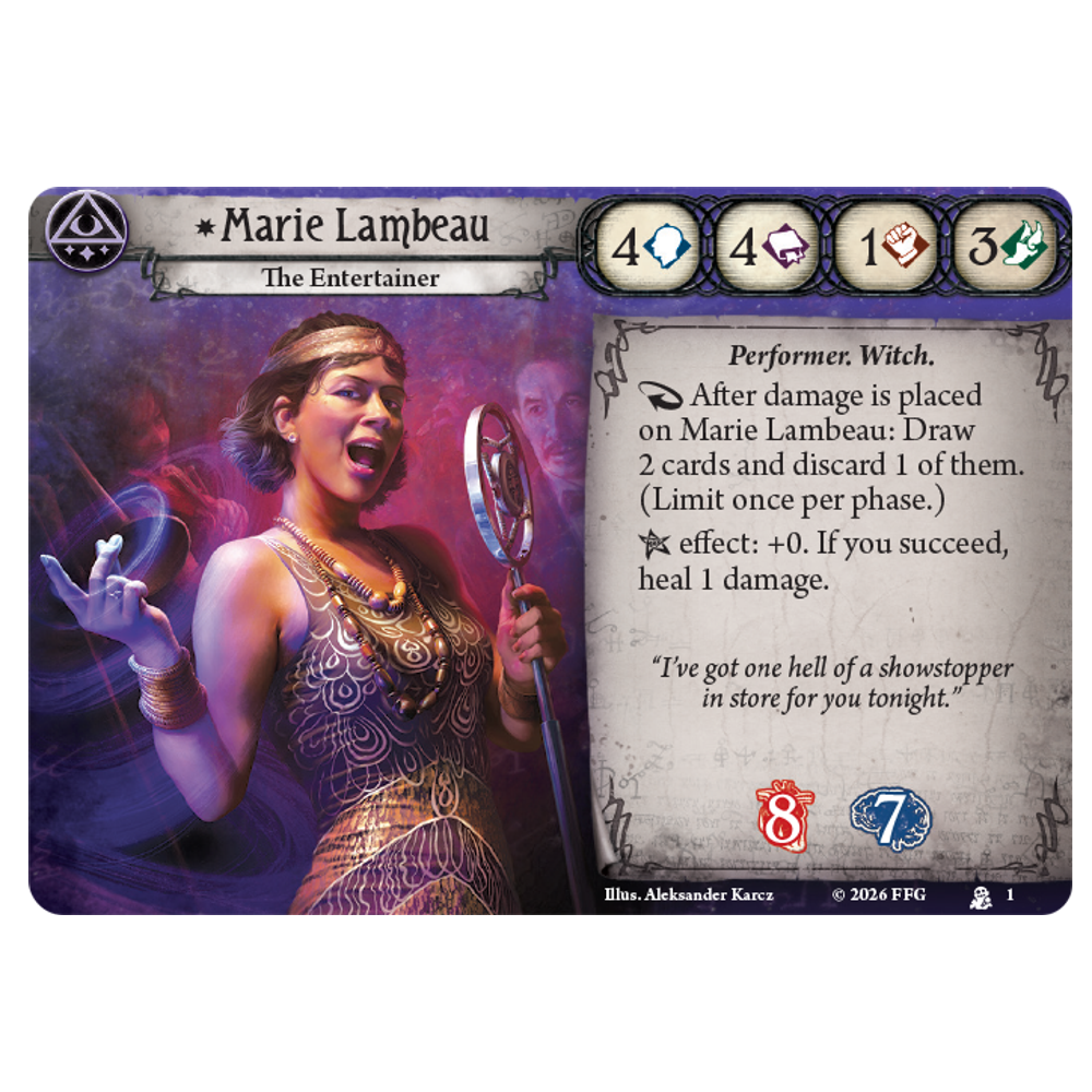 Arkham Horror LCG: Marie Lambeau Investigator Deck