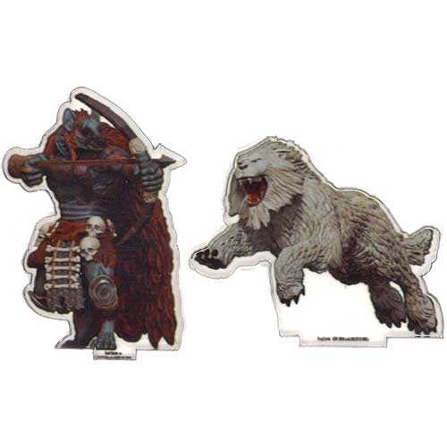 D&D Acrylic 2D Minis: Icewind Dale Set 1 - Frost Giant Skeleton