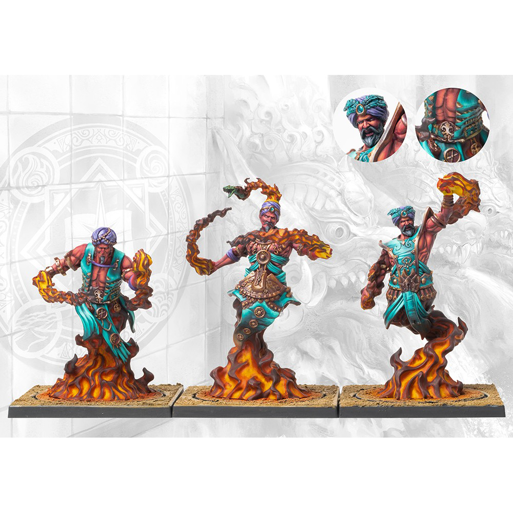 Conquest: Sorcerer Kings - Efreet Flamecasters (Dual Kit)
