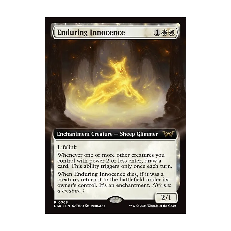 Enduring Innocence (Extended Art) - Duskmourn: House of Horror (Foil Near Mint)