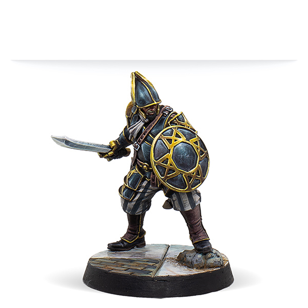 Warcrow: Hegemony - Black Legion Bucklermen