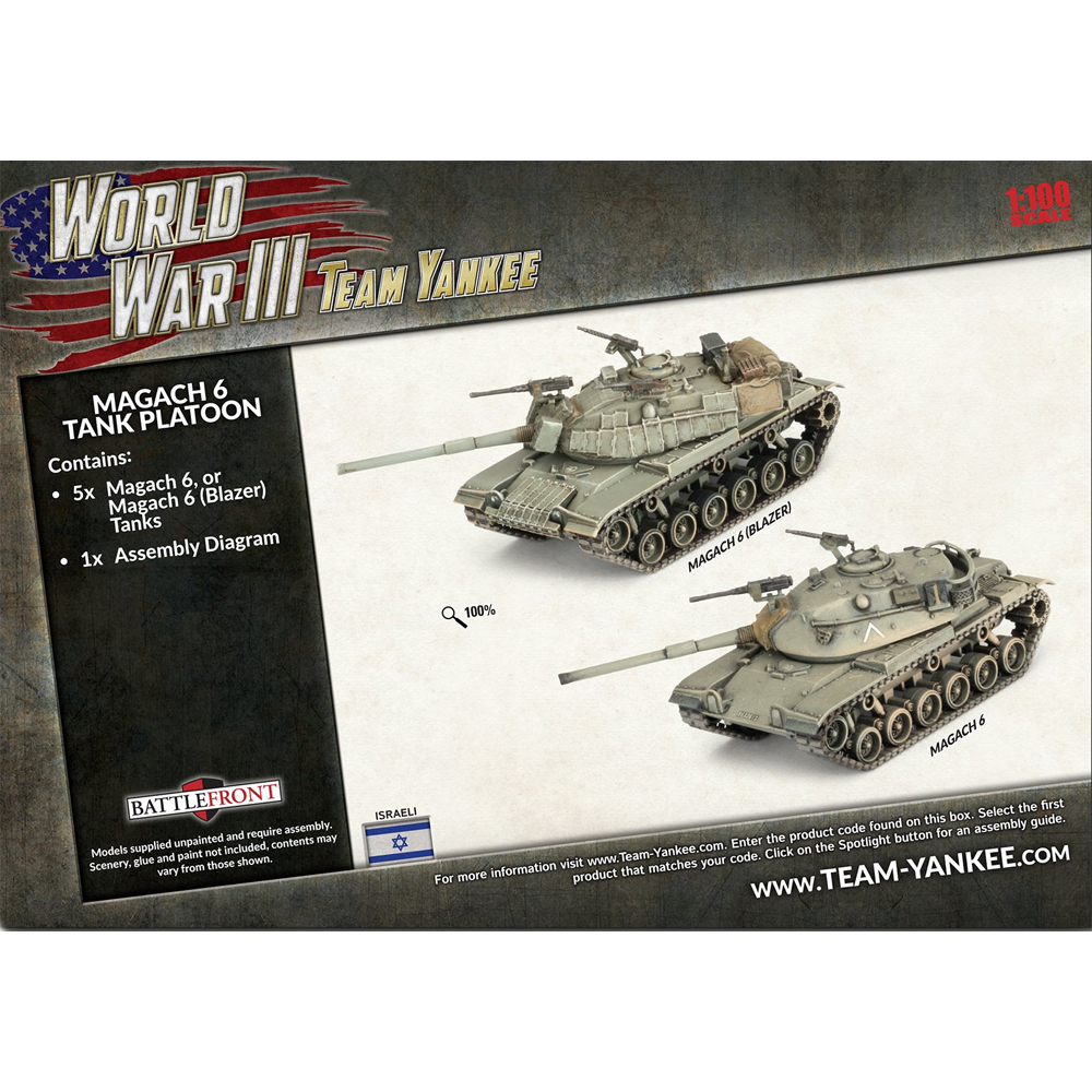 WWIII Team Yankee: Israeli - Magach 6 Tank Platoon