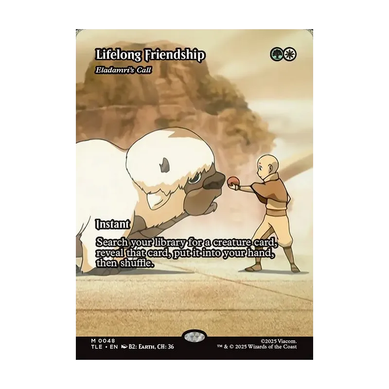 Lifelong Friendship / Eladamri's Call (Borderless) - Avatar: The Last Airbender Eternal (Near Mint)