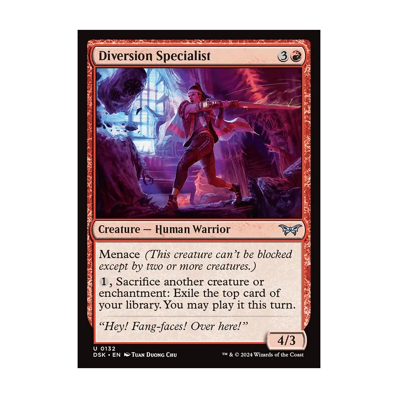 Diversion Specialist - Duskmourn: House of Horror (Near Mint)