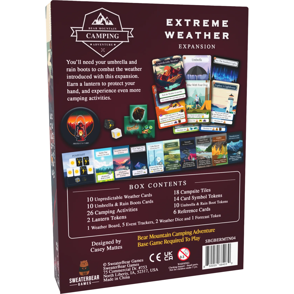 Bear Mountain Camping Adventure: Extreme Weather Expansion