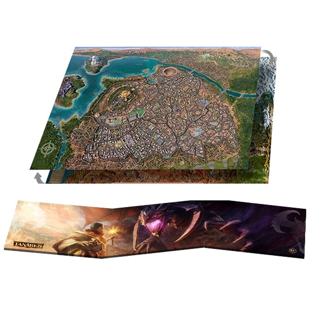 Tanares RPG for 5E: Map & GM Screen (Clearance)