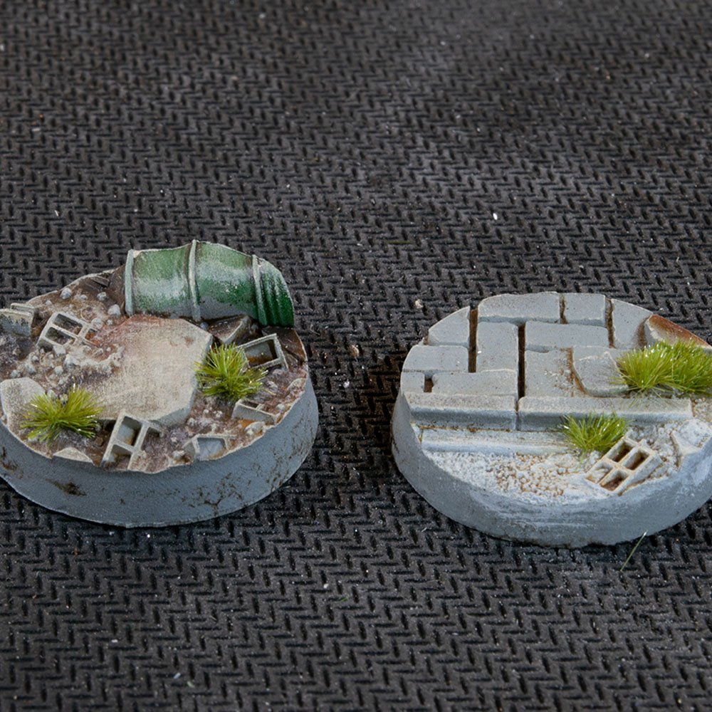 Battle Ready Bases: Urban Warfare - Round 25mm (10)