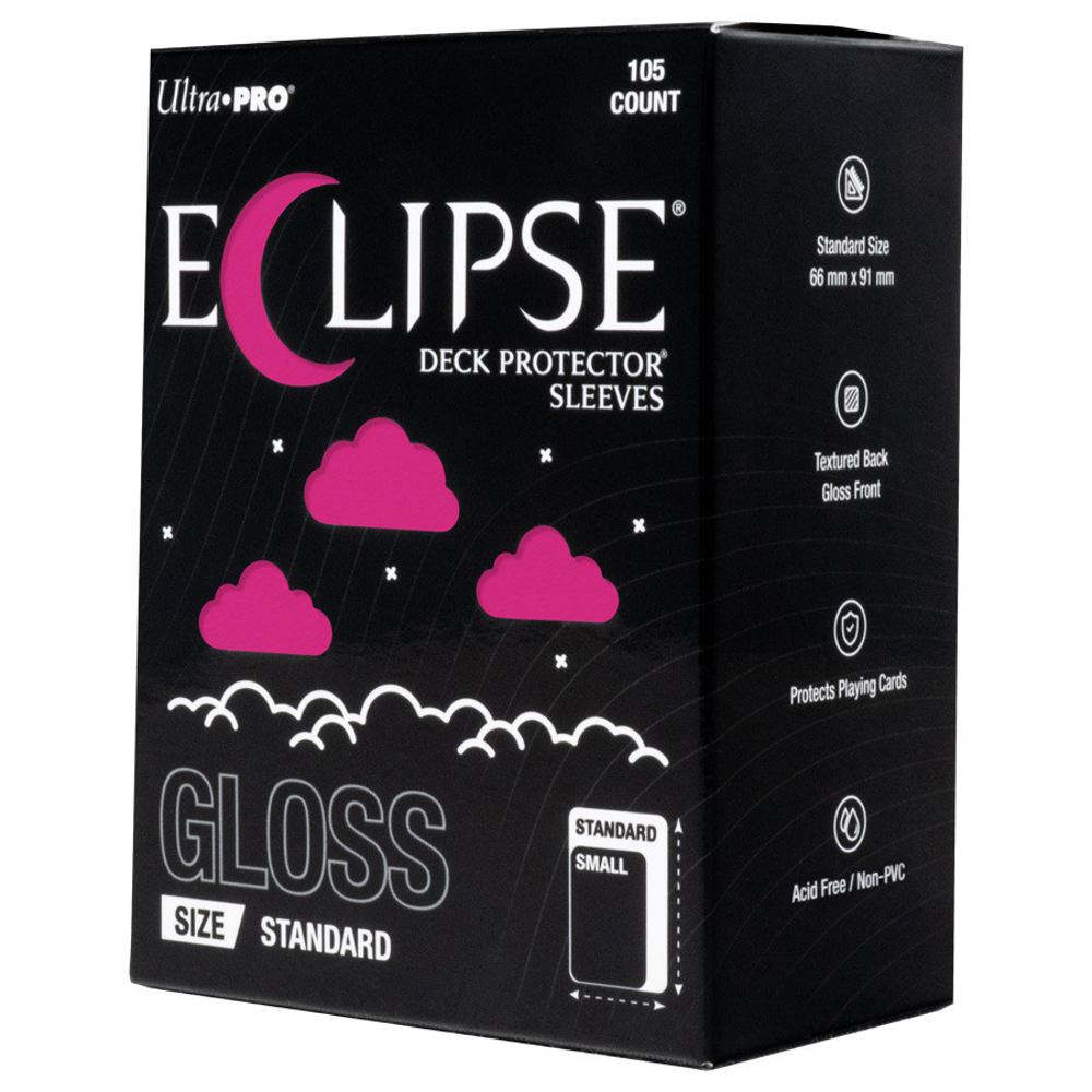 Deck Protector Sleeves: Eclipse Gloss - Hot Pink (105) (New Arrival)