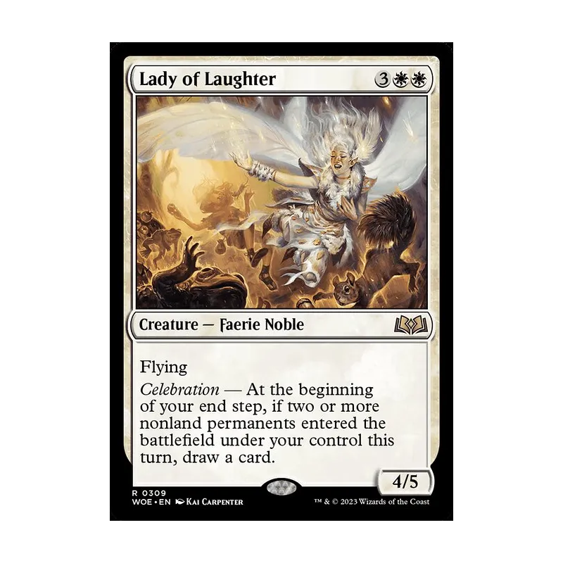 Lady of Laughter - Wilds of Eldraine (Near Mint)