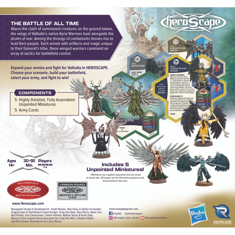 Heroscape: Revna's Rebuke - Kyrie Warriors Army Expansion