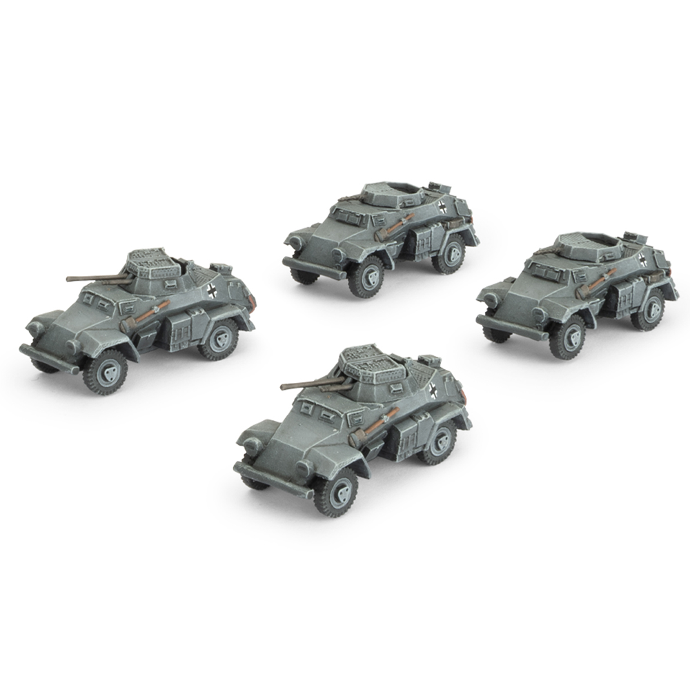 Flames of War WW2: German - Sd Kfz 222 & 221 Scout Troops