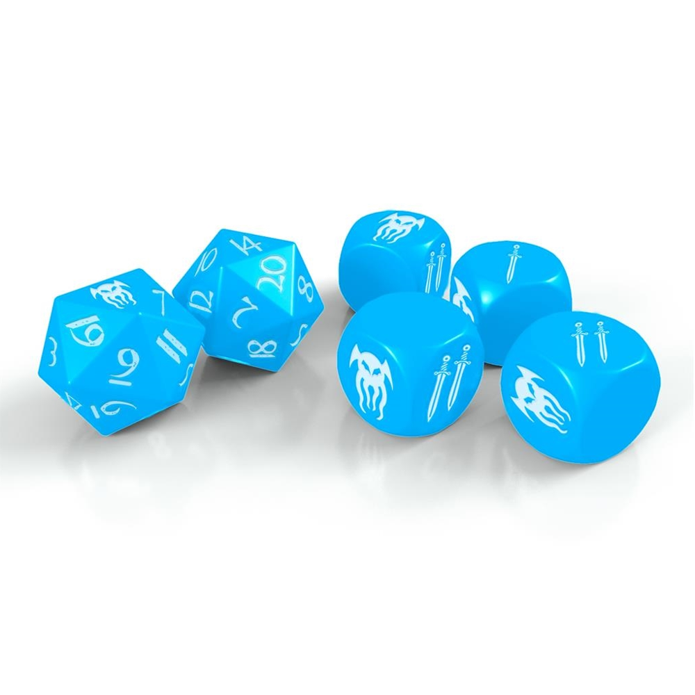 Cohors Cthulhu RPG: Atlantean Crystal Dice Pack (6)