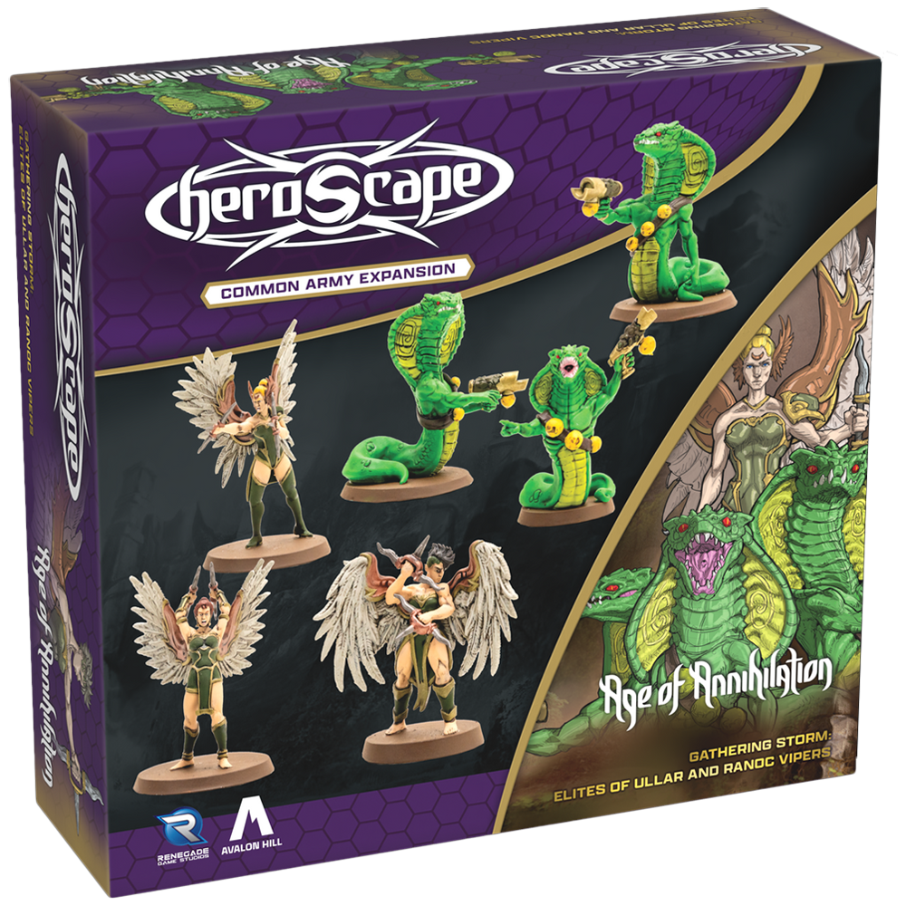 Heroscape: Age of Annihilation - Elites of Ullar & Ranoc Vipers Army Expansion (Unpainted)
