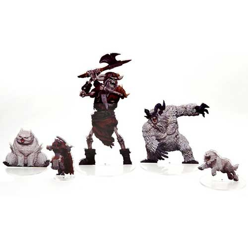 D&D Acrylic 2D Minis: Icewind Dale Set 1 - Frost Giant Skeleton