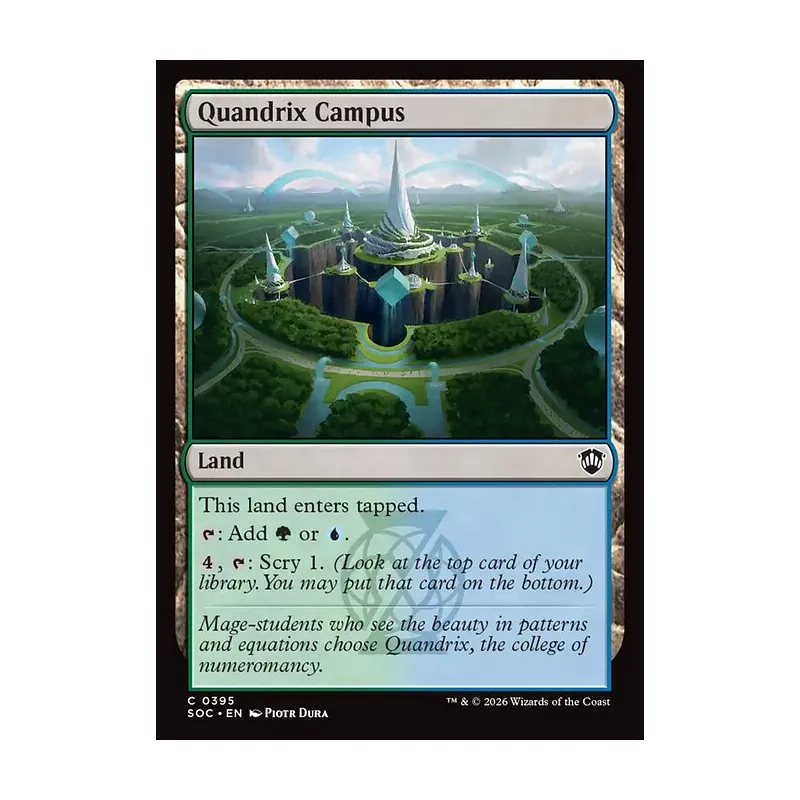 Quandrix Campus - Secrets of Strixhaven Commander (Near Mint)
