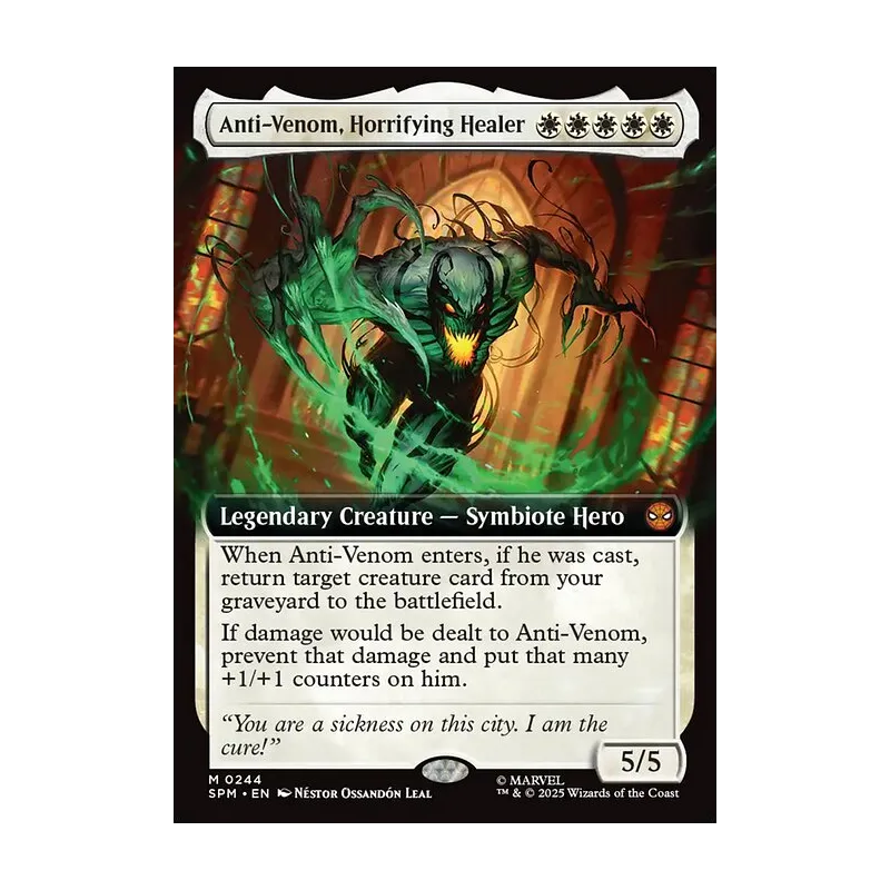 Anti-Venom, Horrifying Healer (Extended Art) - Marvel's Spider-Man (Near Mint)