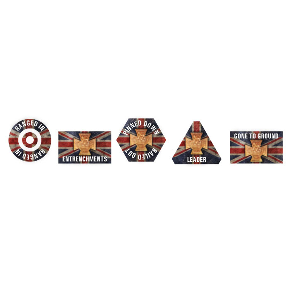 Flames of War Great War: British - Token Set (New Arrival)