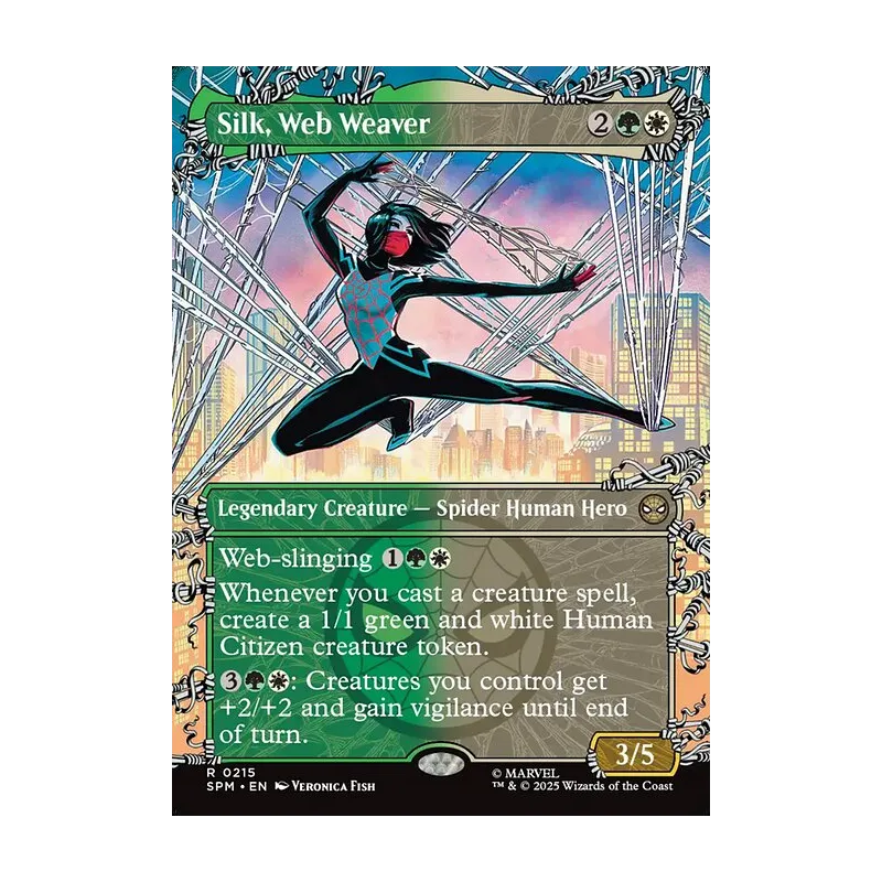 Silk, Web Weaver (Borderless) - Marvel's Spider-Man (Near Mint)