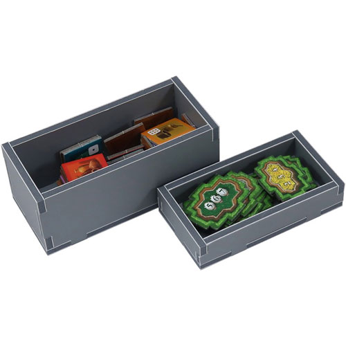 Box Insert: Castles of Burgundy (Original, Anniversary, Card, & Dice)
