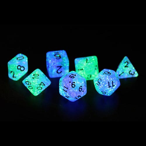 Sirius Dice: Peacock Glowworm (7)