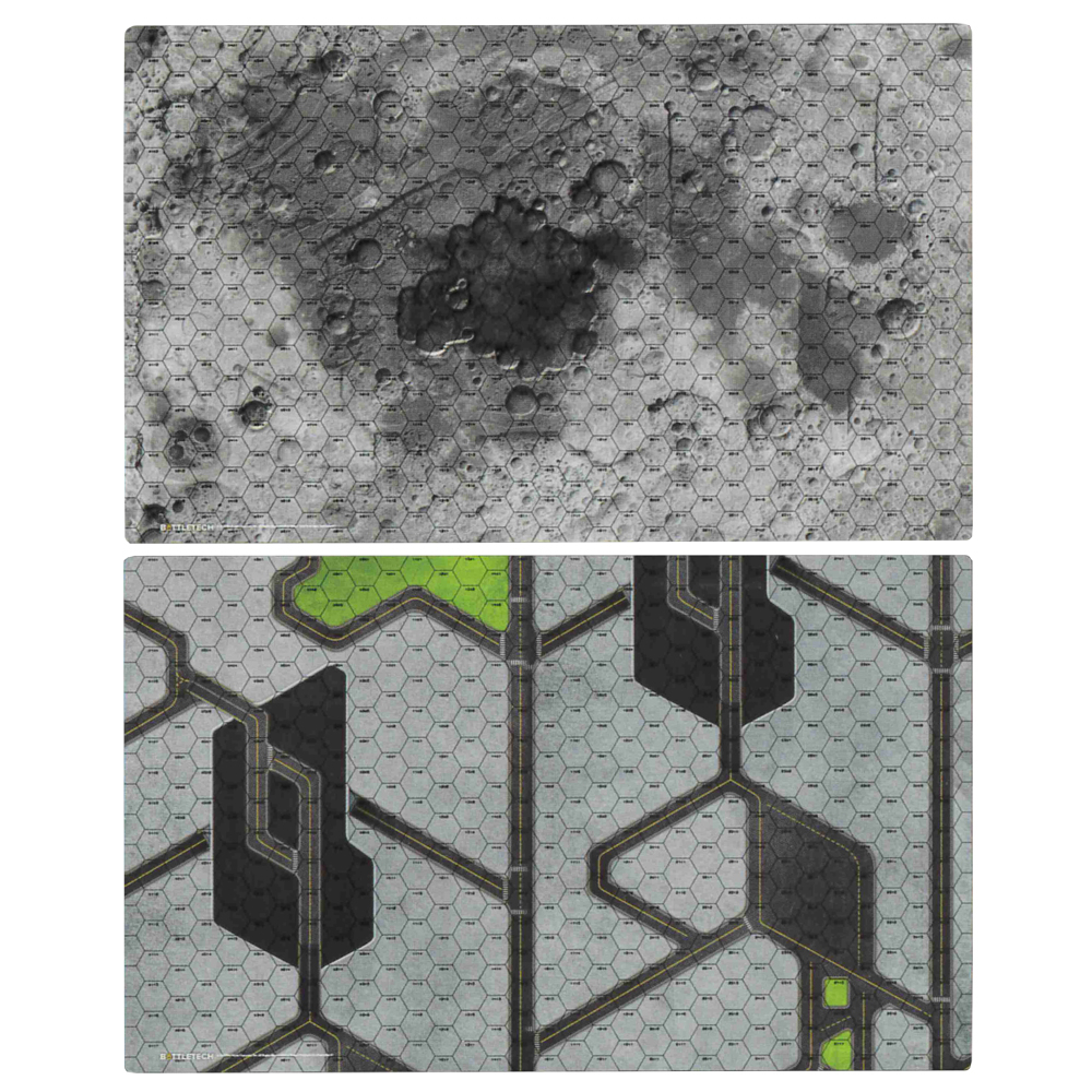 BattleTech BattleMat: FieldTech - Lunar/City