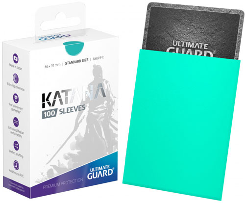 Katana Sleeves: Turquoise (100)